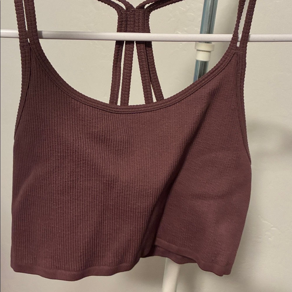 Forever 21 Ribbed Plum Cami